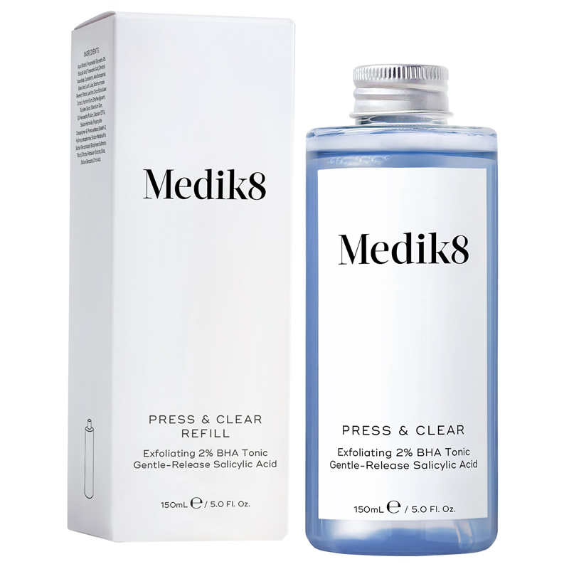 Medik8 Press and Clear Refill — сменный флакон с 2% салициловой кислотой